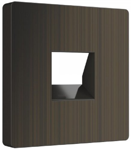 Лицевая панель Werkel для 1-м. розетки RJ11/RJ45 бронза глянцевый фото Лицевая панель Werkel для 1-м. розетки RJ11/RJ45 бронза глянцевый картинка